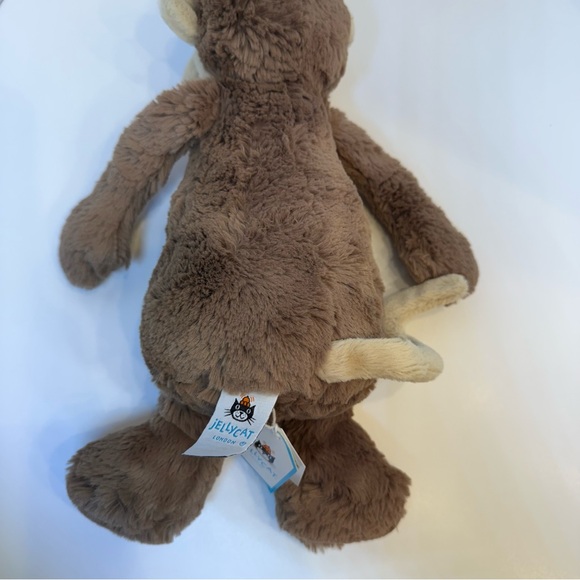 JellyCat Retired 12 inch Bashful Monkey NWT - Picture 6 of 16